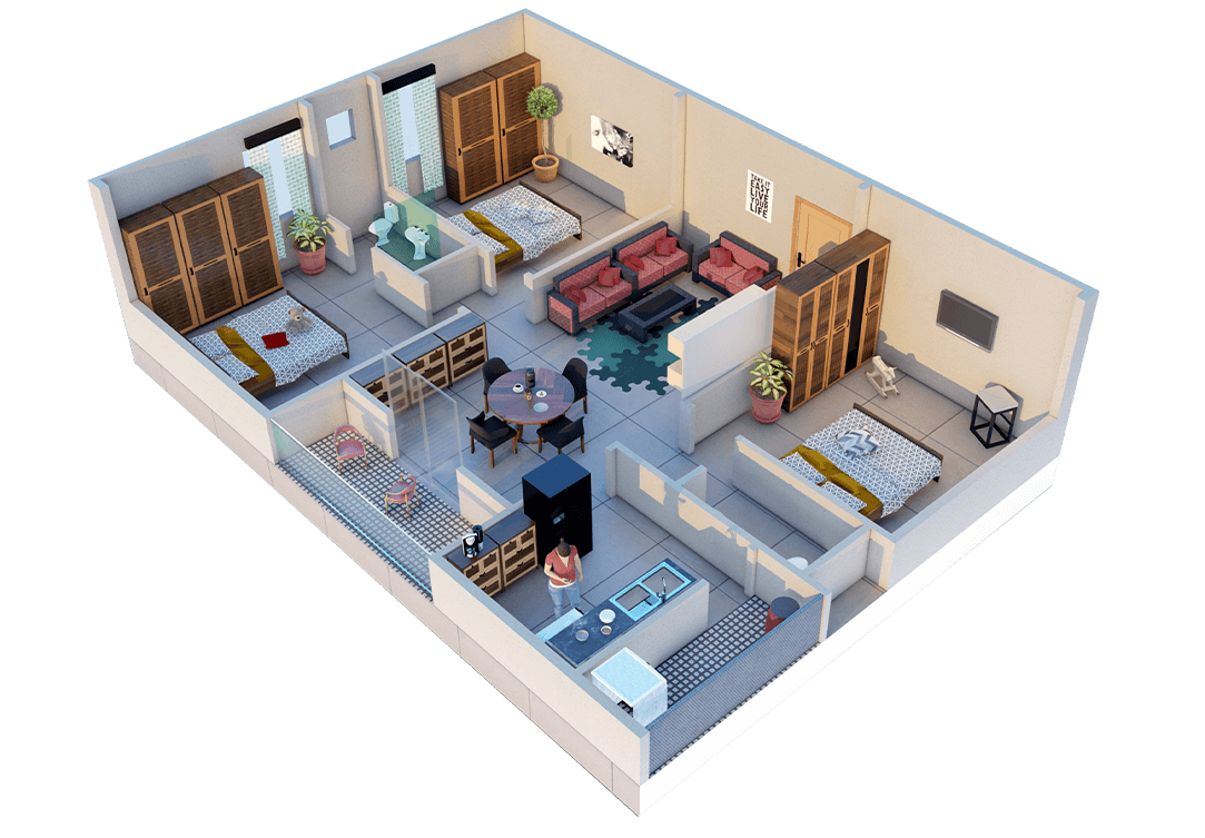 Block II Floor Plan | Orion