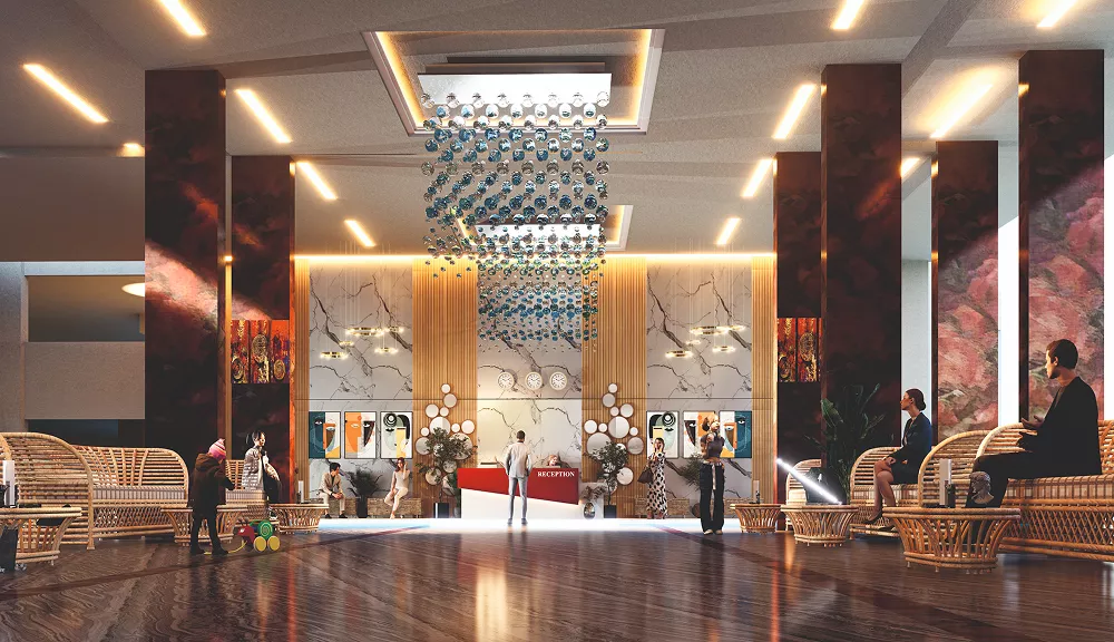 Grand Entrance Open Lobby