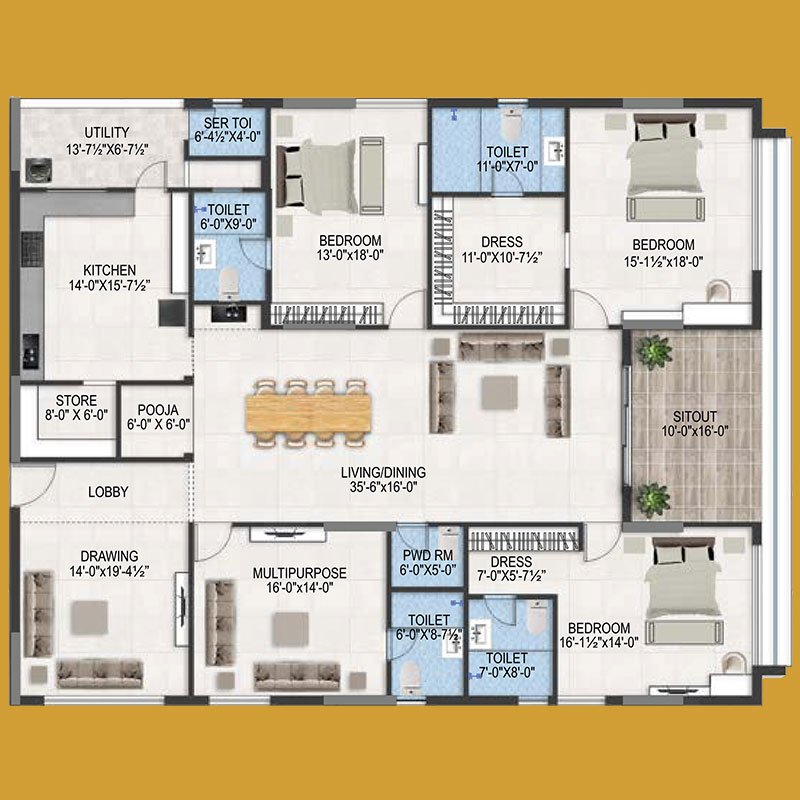 Flat No. 7 | MVV The Peak
